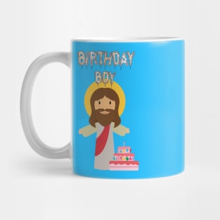 birthday boy jesus christ christmas Mug